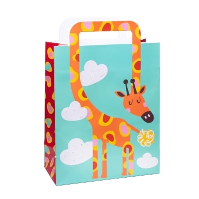 Торбичка за подаръци сафари, жираф, 26 х 32 см