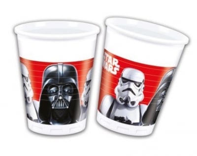 Чаши Междузвездни войни Star Wars пластмаса 200 мл. 8 бр.