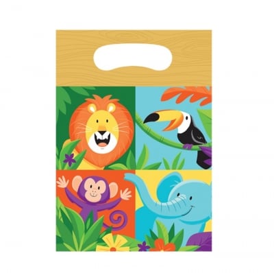 Парти торбички сафари джунгла животни Jungle Safari, 8 броя