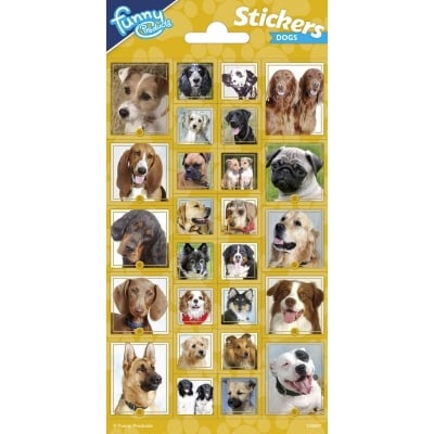 Мини стикери със сладки кучета, 24 броя