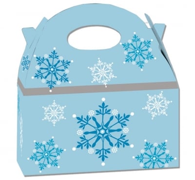 Кутия за подаръчета снежинки, 1 брой