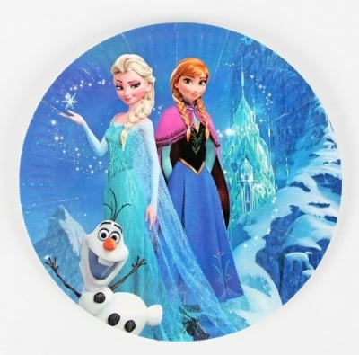 Парти чинийки Замръзналото Кралство Frozen - 10 бр, 18 см