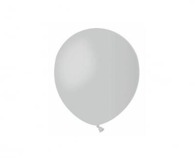 Малък кръгъл сив балон 13 см A50/70