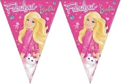 Гирлянд флагчета Барби Barbie Fabulous