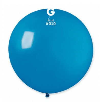 Кръгъл син балон 80 см, G220/10 Gemar, 1 брой