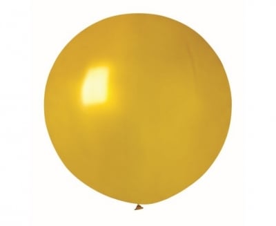Голям кръгъл балон злато металик 80 см GM220/39