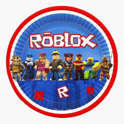 Парти чинийки Roblox, 18 см, 10 броя