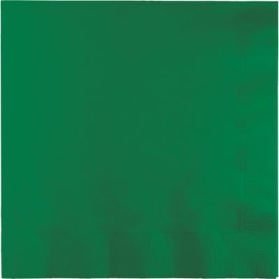 Малки зелени салфетки, Emerald green, 20 броя