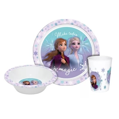 Сервиз за хранене Замръзналото кралство Елза и Анна Frozen, в кутия