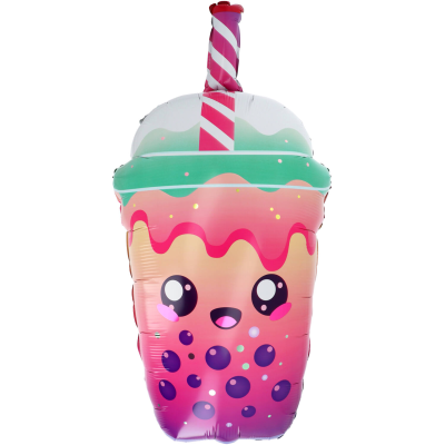 Фолиев балон чаша Bubble tea, 38 х 76 см