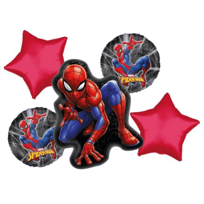 Комплект фолиеви балон Спайдърмен Spider-Man, 5 броя