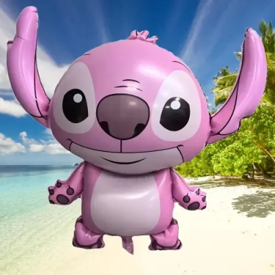 Фолиев балон фигура Ейнджъл Стич Stitch, 66 х 57 см