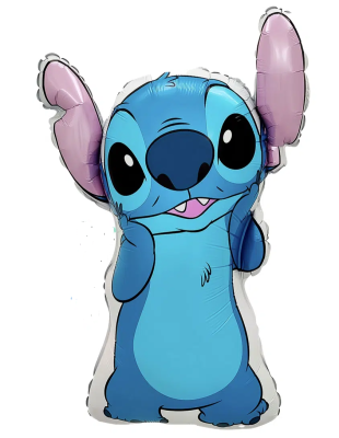 Фолиев балон фигура Стич Stitch, 58 х 81 см