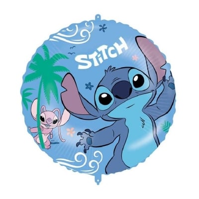 Фолиев балон Стич Stitch, кръг 46 см