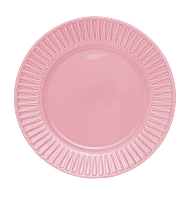Малки светлорозови чинийки картон, 10 броя