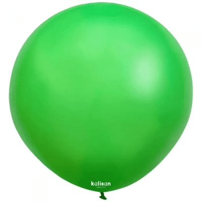 Кръгъл зелен балон Standart Green 48 см, Kalisan, 1 брой