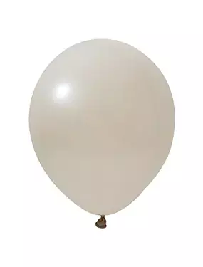 Кръгъл балон бял пясък White sand 45 см Balonevi, 1 брой