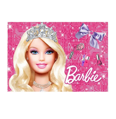 Барби винил, фон за декорация Barbie, 125 х 80 см