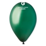 Тъмнозелени балони Emerald Green G110/104 30 см, Gemar, пакет 100 броя