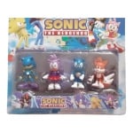 Пластмасови фигурки Соник Таралежа Sonic the Hedgehog, 10 см, 4 броя