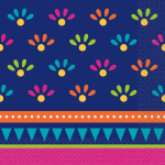 Салфетки мексиканско парти Boho Fiesta, 20 броя