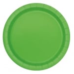 Картонени зелени чинийки 23 см, 8 броя