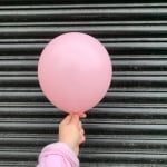 Балон розов макарон 13 см, Kalisan, 1 брой
