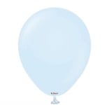 Балон син макарон Baby blue 30 см, Kalisan, пакет 100 броя