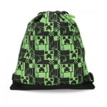 Ученическа спортна торба Minecraft Green