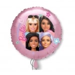 Фолиев балон Барби, Barbie Sweet Life, кръг, 43 см