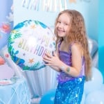 Фолиев балон Happy Birthday подводен свят, морско парти, кръг