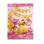 Комплект балони и надпис за рожден ден Бел Красавицата и Звяра