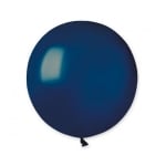 Кръгъл син балон, тъмносин пастел Navy  48 см G19/102 , Gemar, 1 брой