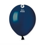 Малък син балон, тъмносин пастел Navy  13 см А50/102 , Gemar, пакет 100 броя