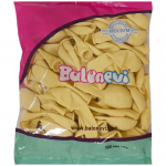 Малки балони макарон жълт 15 см, пакет 100 броя Balonevi