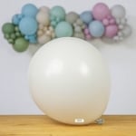 Kръгъл балон светлосив пастел, ретро дим Retro Smoke Kalisan, 30 см, 1 брой