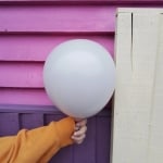 Малък балон светлосив пастел, ретро дим Retro Smoke Kalisan, 13 см, 1 брой