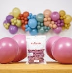 Малки ретро балони горски плодове, Retro Wild Berry Kalisan, 13 см,  пакет 100 броя