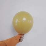 Малки балони ретро горчица, Retro Mustard Kalisan, 13 см, пакет 100 броя