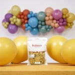 Малки балони ретро горчица, Retro Mustard Kalisan, 13 см, пакет 100 броя