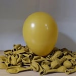Балони ретро горчица пастел, Retro Mustard Kalisan, 30 см, пакет 100 броя