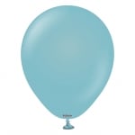 Балон светлосин пастел 30 см Retro Blue Glass Kalisan, 1 брой