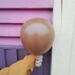 Кръгъл балон карамелeно кафяв пастел Caramel Brown Kalisan, 48 см, 1 брой