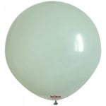 Балони синьо-зелен пастел Retro Winter green Kalisan, 48 см, пакет 25 броя