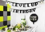 Банер Level up Birthday, геймърско парти