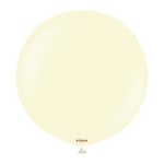 Кръгъл балон бледожълт макарон Pale  yellow 48 см, Kalisan, 1 брой