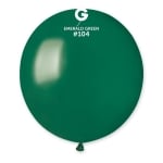 Голям кръгъл балон тъмнозелен Emerald Green 80 см G220/104, Gemar, 1 брой