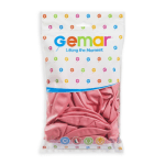 Кръгъл светлорозов балон латекс, бебешко розов, 48 см G150/73, пакет 50 броя