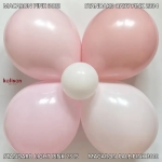 Балон бебешко розово Standart Baby pink 30 см, Kalisan, 1 брой