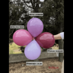 Балон бордо Standart Burgundy Kalisan, 30 см, 1 брой